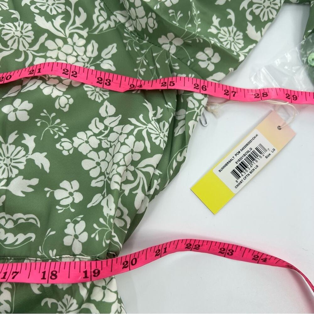 NWT Summersalt The Cinched Waist Caftan Dress vintage floral sz L - Picture 5 of 7